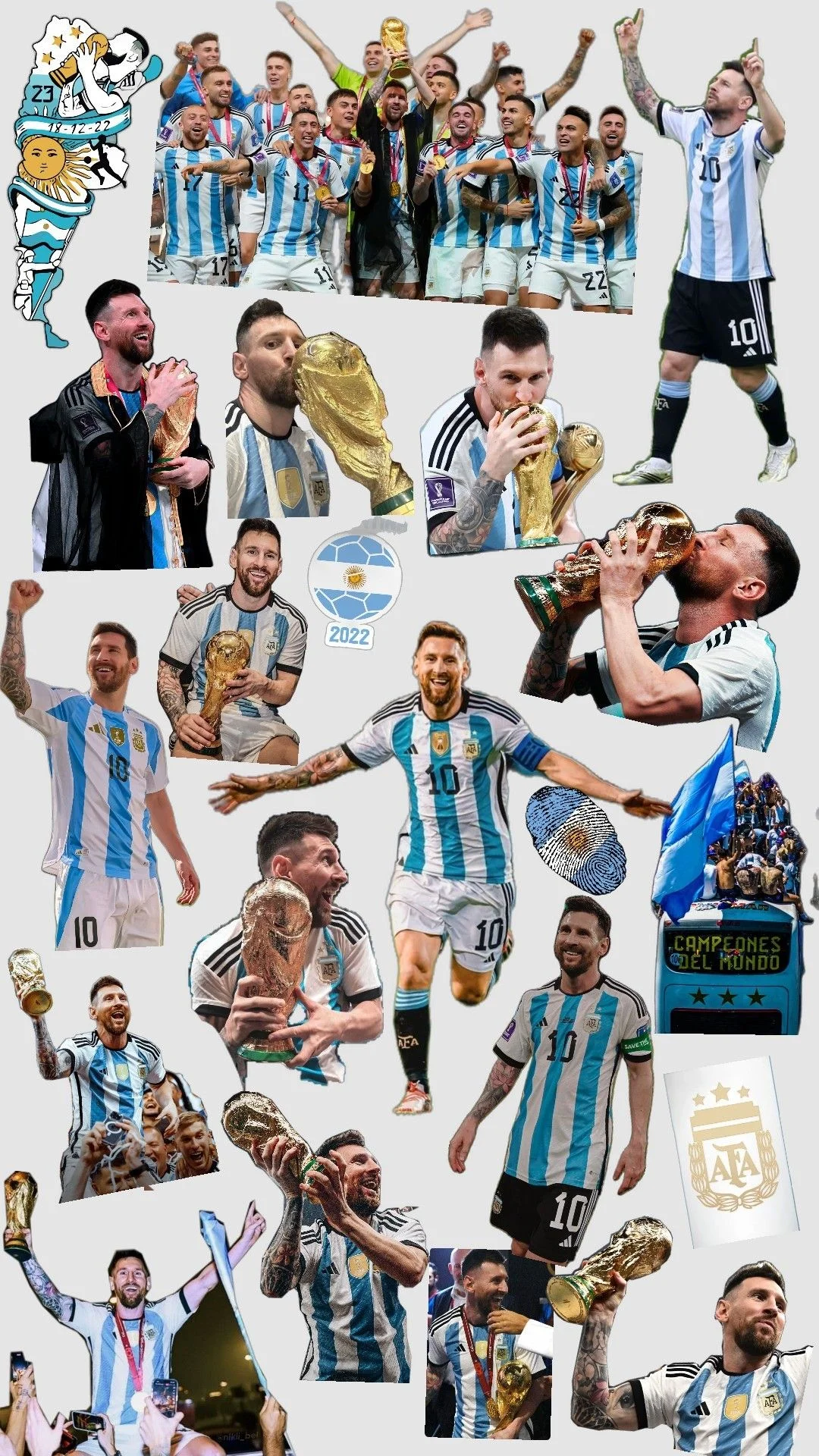 Messi wall sticker world cup