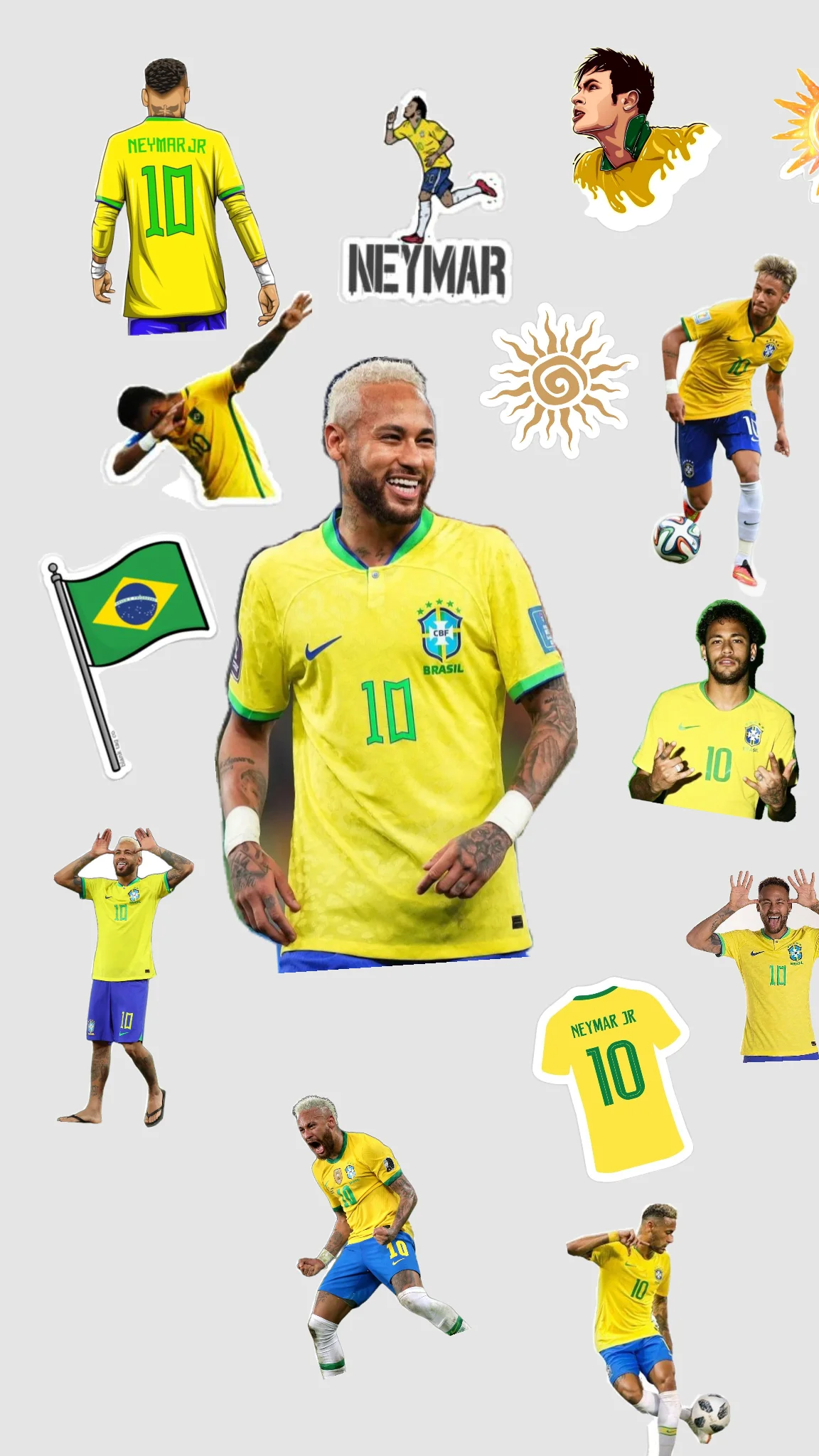 Neymar sticker world cup