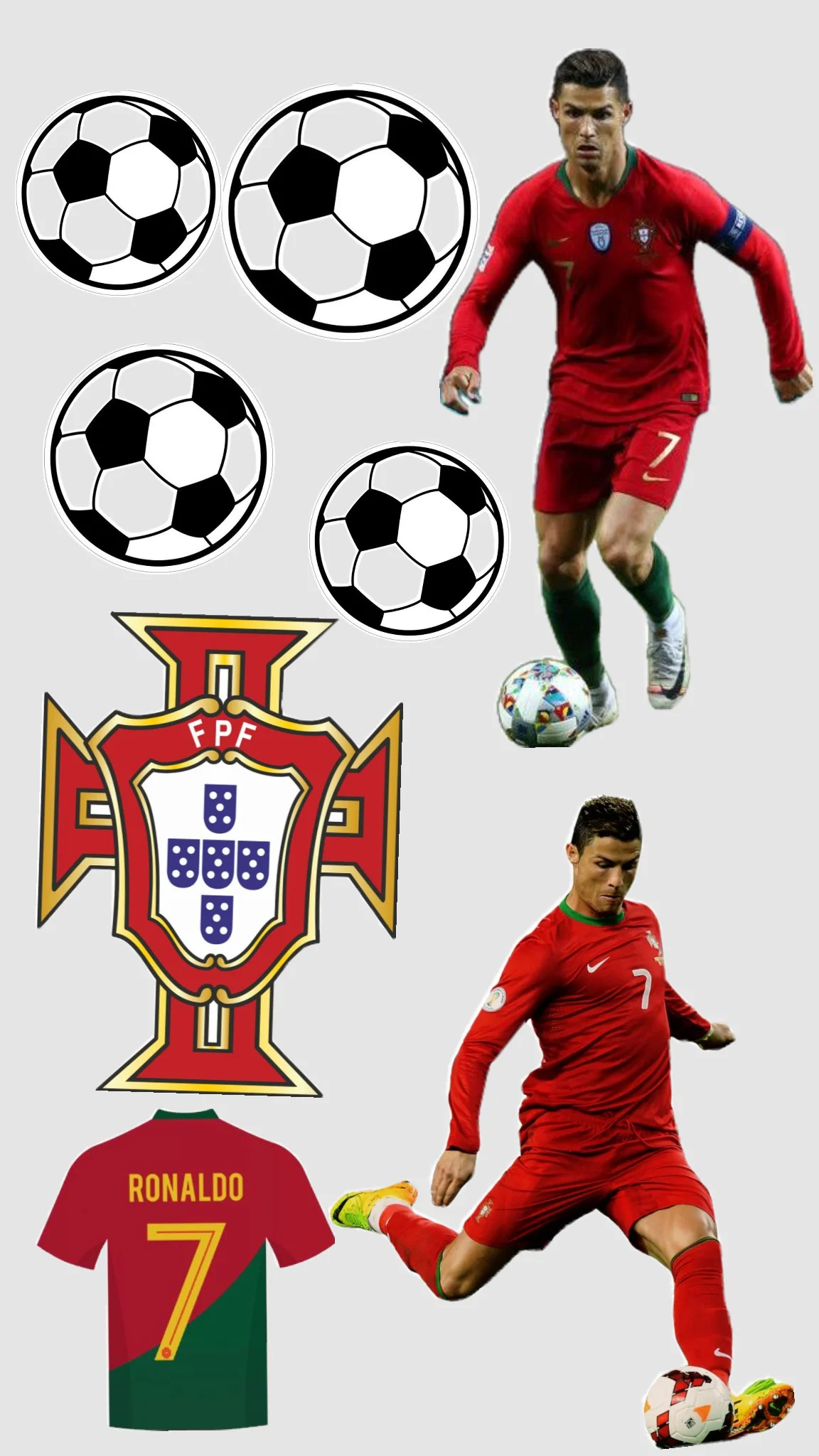 Ronaldo sticker world cup