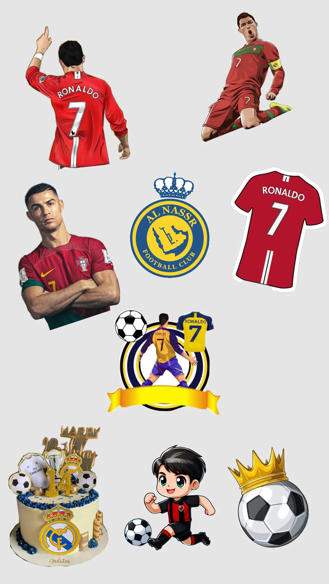 Ronaldo sticker world cup