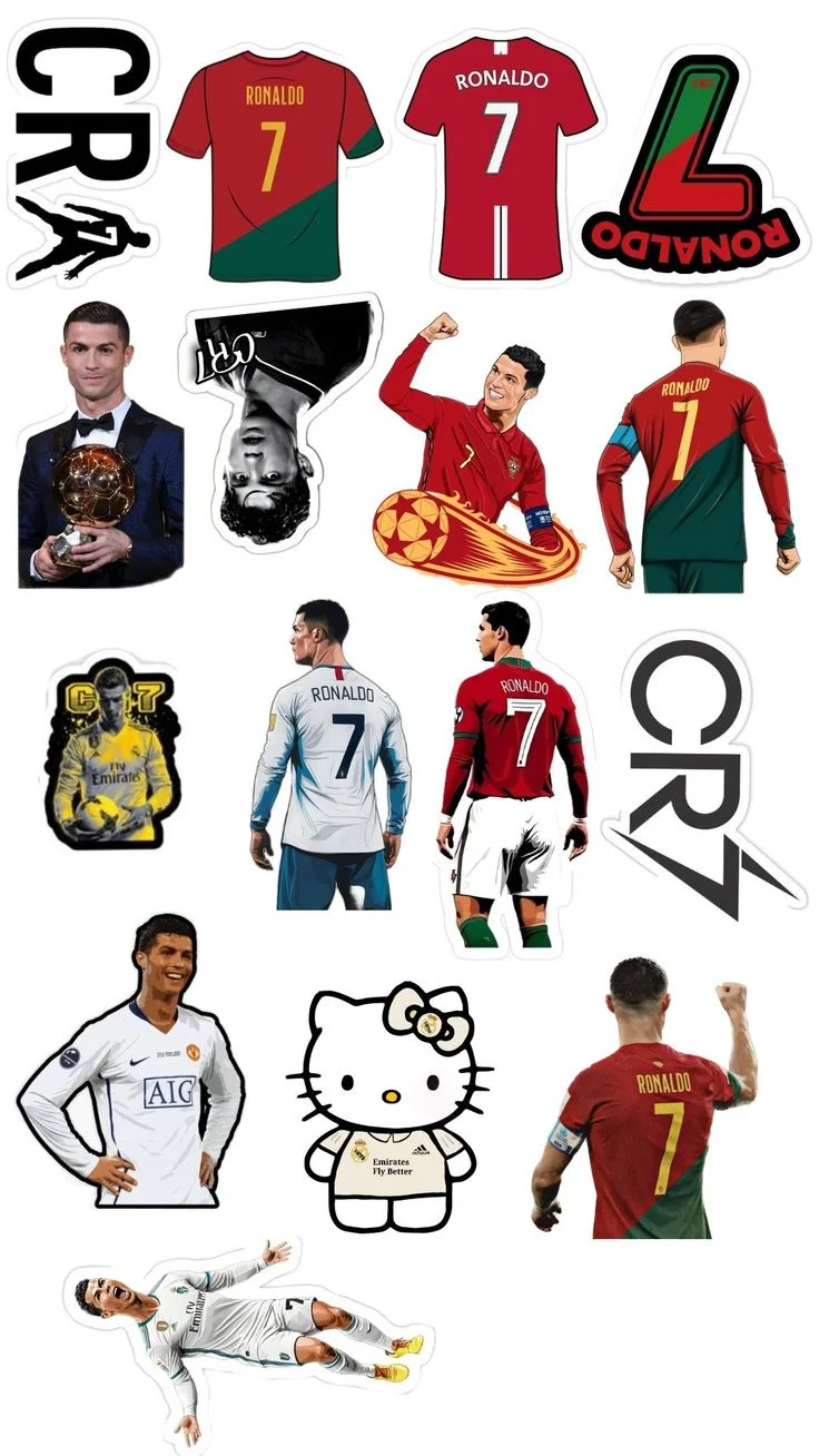 Ronaldo sticker world cup