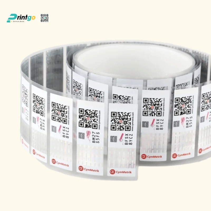 Thiết kế tem cuộn với mã vạch truy xuất nguồn gốc