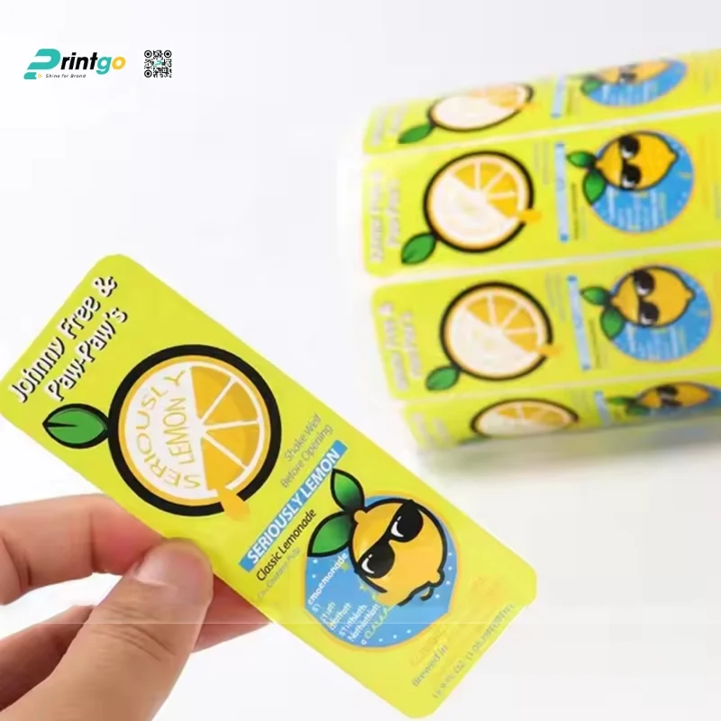 Mẫu tem nhãn dạng cuộn ngành thực phẩm - nước uống