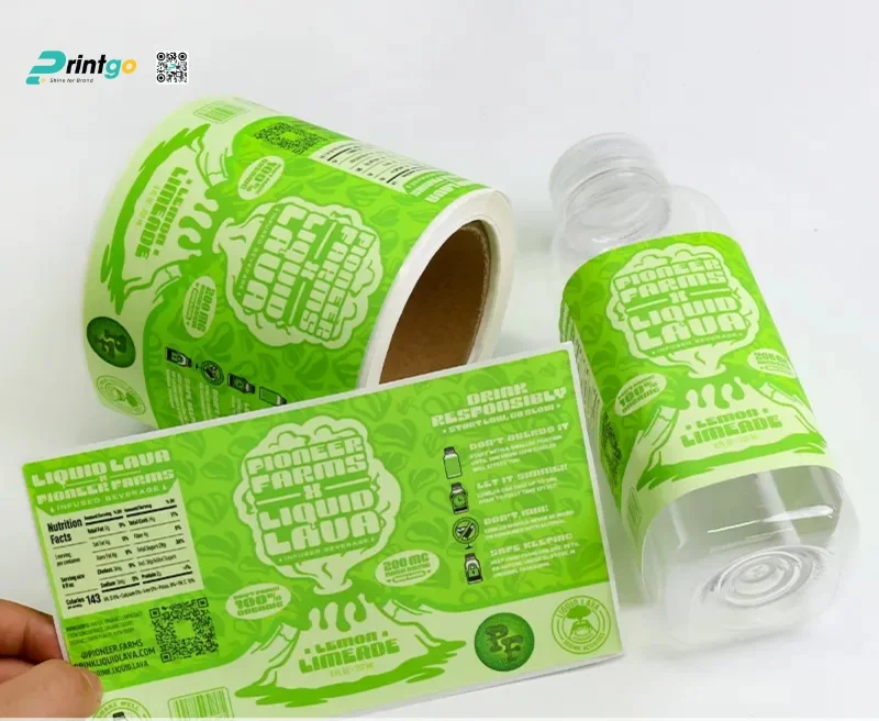 Mẫu tem nhãn decal cuộn ngành F&B 
