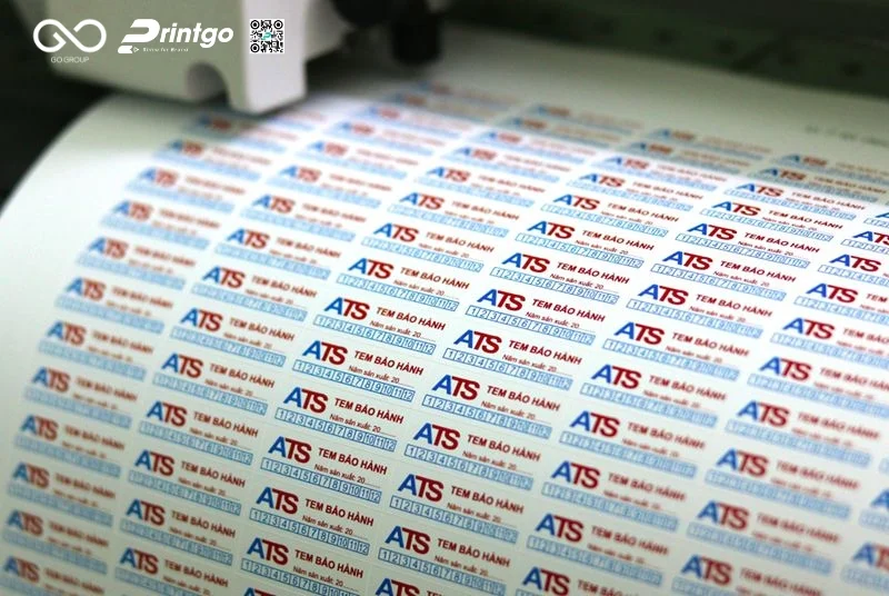 Chất liệu in tem decal vỡ