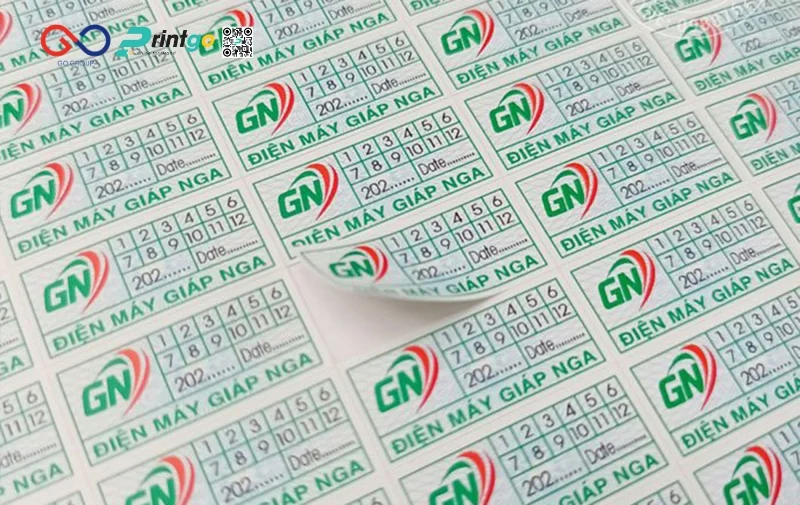 Tem decal vỡ chất liệu cao cấp