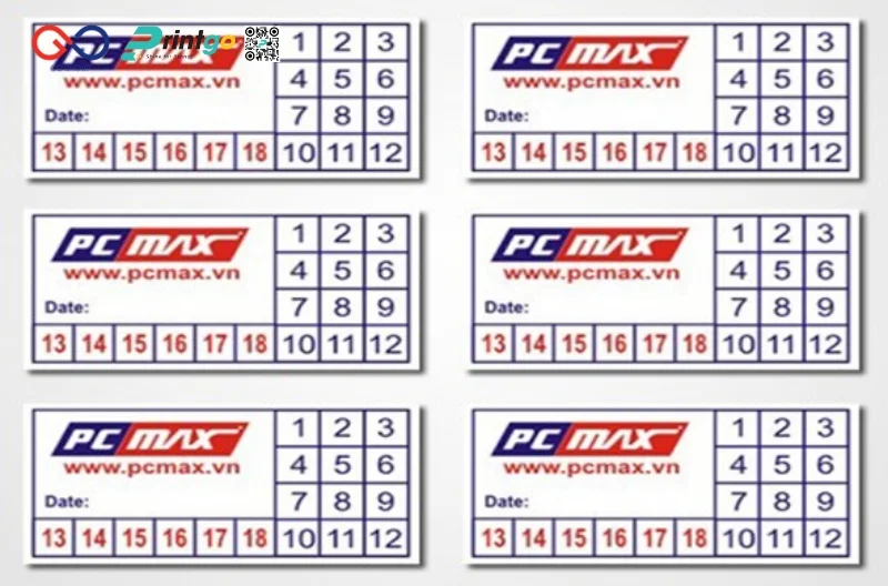 Tem decal vỡ dán hộp đựng