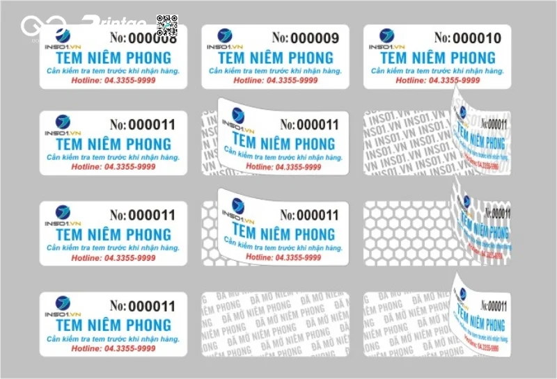 Tem decal vỡ giá ưu đãi