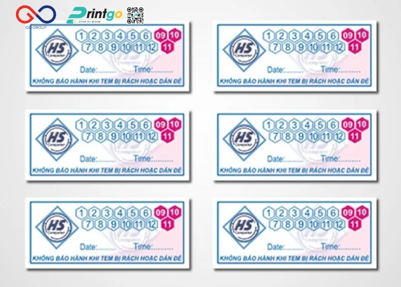 Tem decal vỡ dán hàng hóa