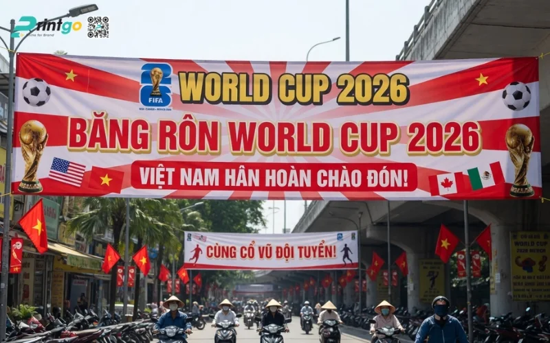 Trọn bộ 999 mẫu băng rôn World Cup 2026 sắc nét, chất lượng 4K