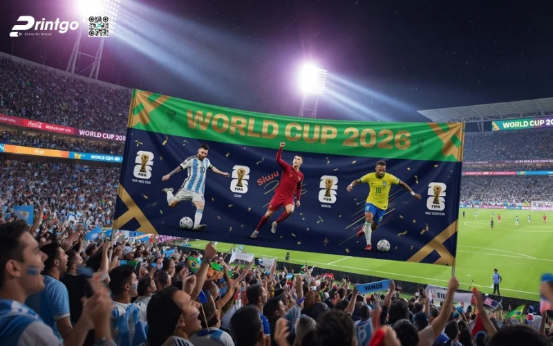 Trọn bộ 999 mẫu băng rôn World Cup 2026 sắc nét, chất lượng 4K