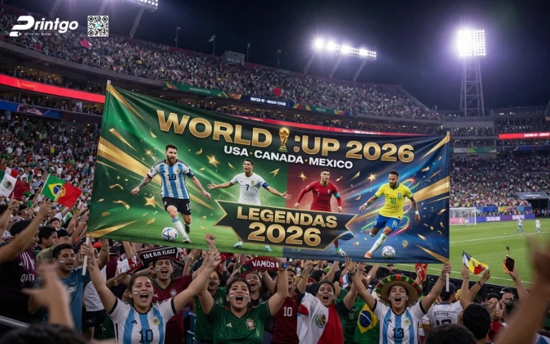 Trọn bộ 999 mẫu băng rôn World Cup 2026 sắc nét, chất lượng 4K