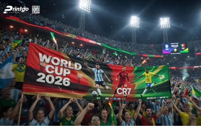 Trọn bộ 999 mẫu băng rôn World Cup 2026 sắc nét, chất lượng 4K