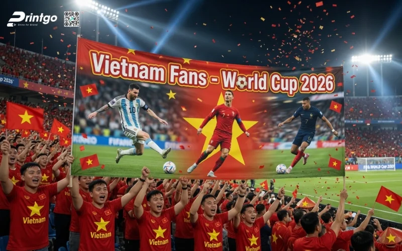 Trọn bộ 999 mẫu băng rôn World Cup 2026 sắc nét, chất lượng 4K