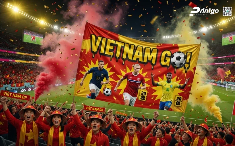 Trọn bộ 999 mẫu băng rôn World Cup 2026 sắc nét, chất lượng 4K