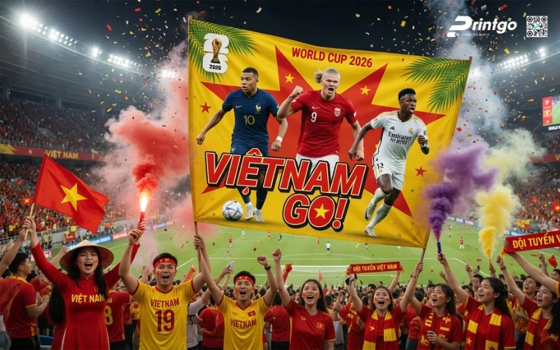 Trọn bộ 999 mẫu băng rôn World Cup 2026 sắc nét, chất lượng 4K