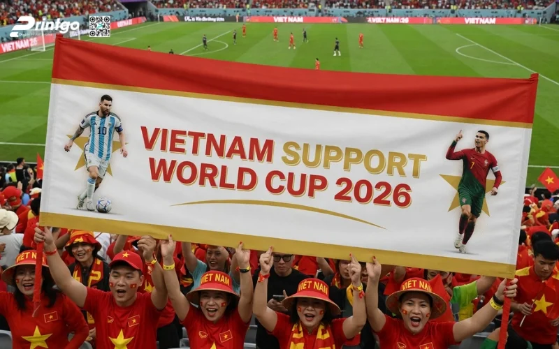 Trọn bộ 999 mẫu băng rôn World Cup 2026 sắc nét, chất lượng 4K