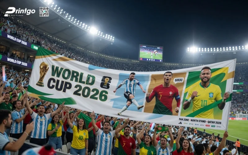 Trọn bộ 999 mẫu băng rôn World Cup 2026 sắc nét, chất lượng 4K