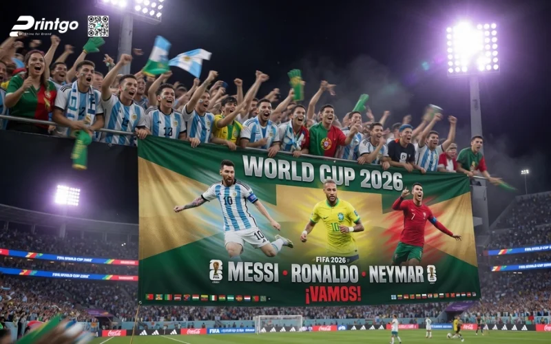 Trọn bộ 999 mẫu băng rôn World Cup 2026 sắc nét, chất lượng 4K