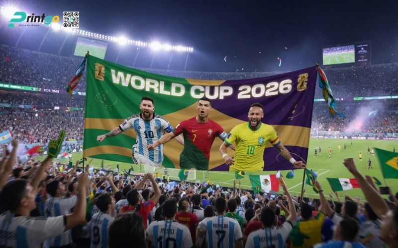 Trọn bộ 999 mẫu băng rôn World Cup 2026 sắc nét, chất lượng 4K