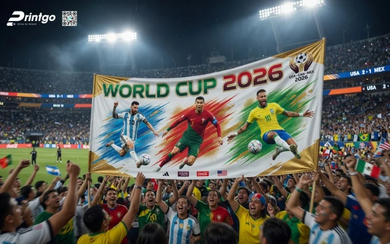 Trọn bộ 999 mẫu băng rôn World Cup 2026 sắc nét, chất lượng 4K