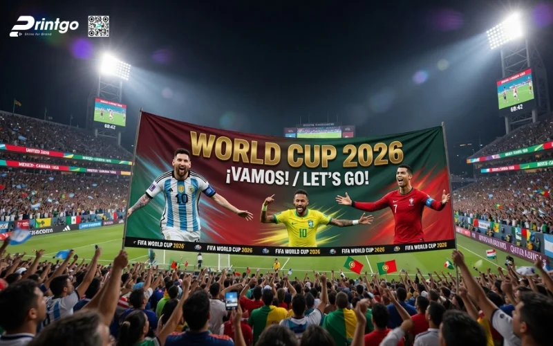 Trọn bộ 999 mẫu băng rôn World Cup 2026 sắc nét, chất lượng 4K
