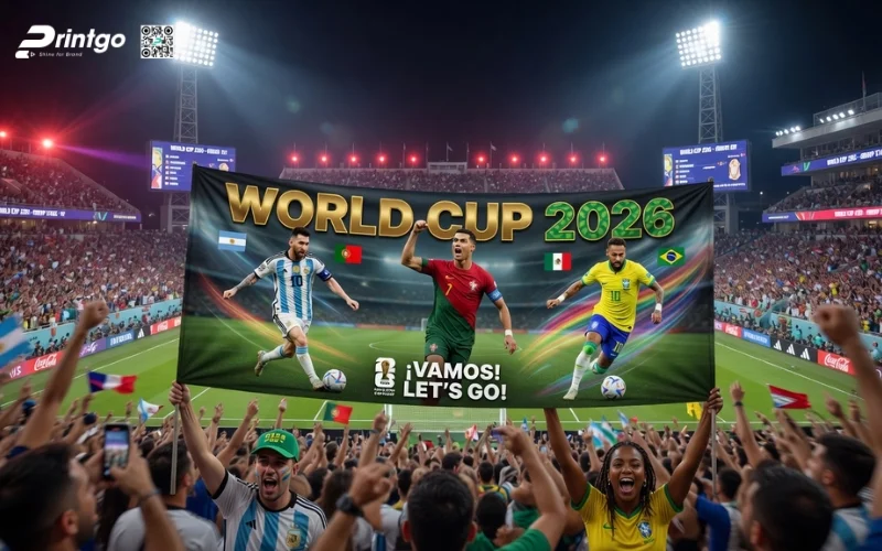 Trọn bộ 999 mẫu băng rôn World Cup 2026 sắc nét, chất lượng 4K