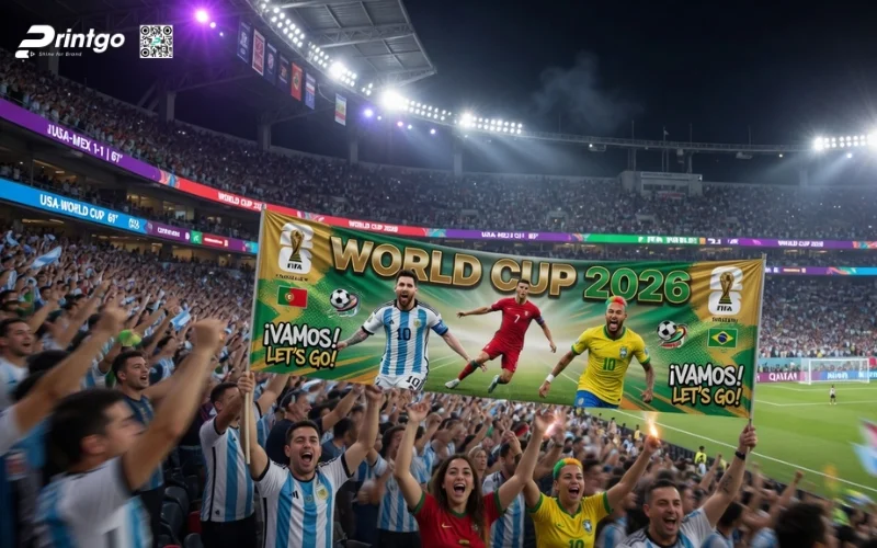 Trọn bộ 999 mẫu băng rôn World Cup 2026 sắc nét, chất lượng 4K