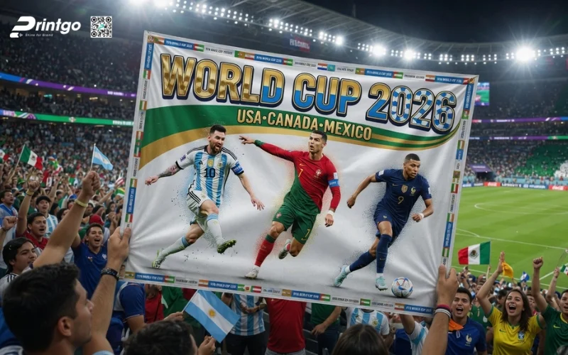 Trọn bộ 999 mẫu băng rôn World Cup 2026 sắc nét, chất lượng 4K