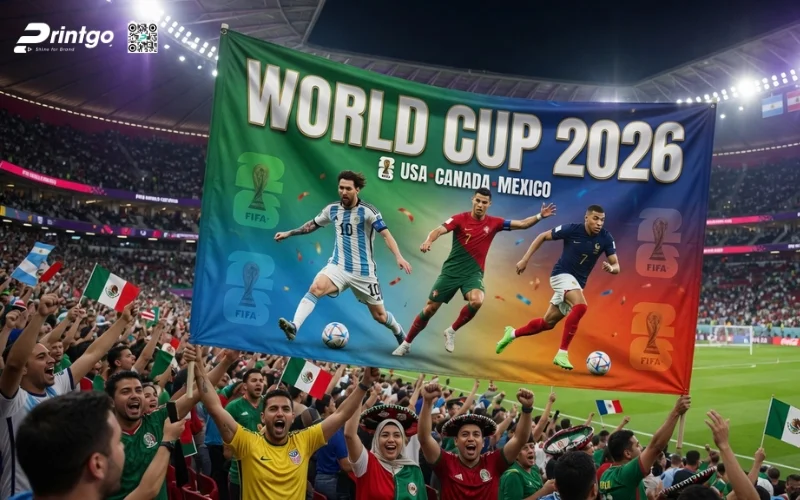 Trọn bộ 999 mẫu băng rôn World Cup 2026 sắc nét, chất lượng 4K