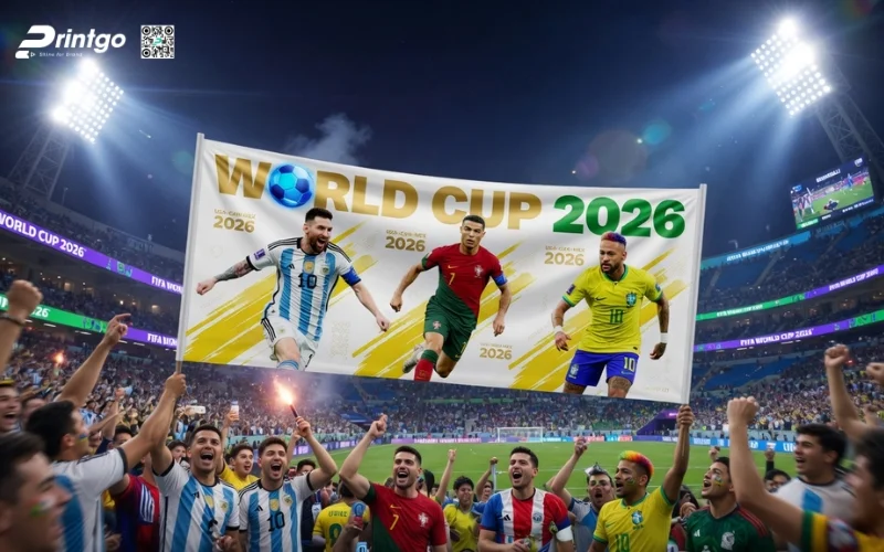 Trọn bộ 999 mẫu băng rôn World Cup 2026 sắc nét, chất lượng 4K