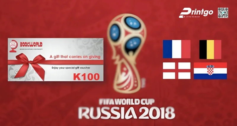  Mẫu voucher World Cup dạng in ấn (Offline) nổi bật