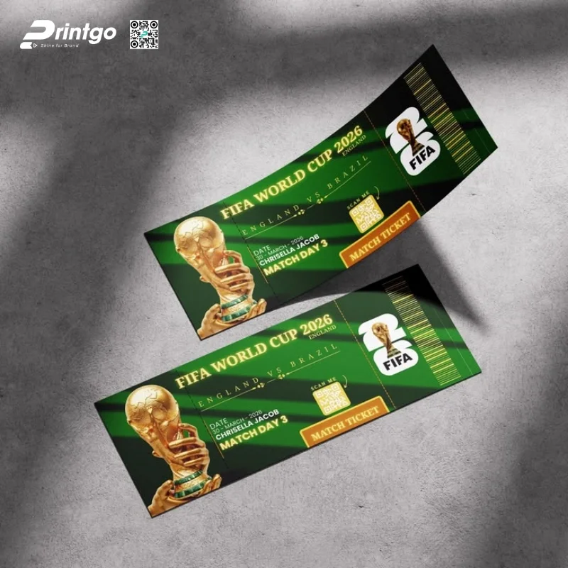  Mẫu voucher World Cup dạng in ấn (Offline) chất lượng