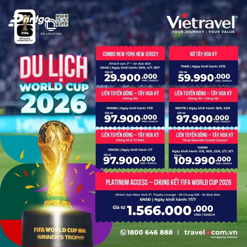 Mẫu voucher World Cup dạng online chuyên nghiệp