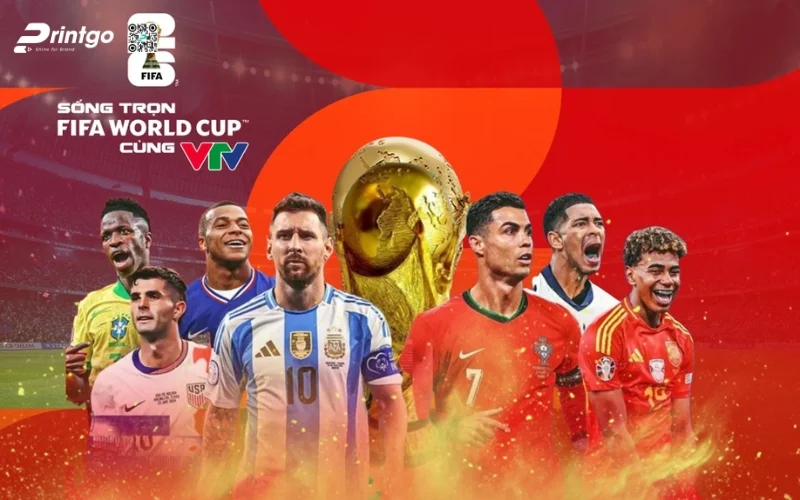Printgo đồng hành thiết kế & in ấn ấn phẩm World Cup chuyên nghiệp