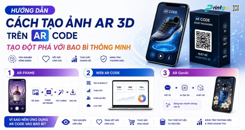 Hướng Dẫn Cách Tạo Ảnh AR 3D Trên AR Code Tạo Đột Phá Với Bao Bì Thông Minh