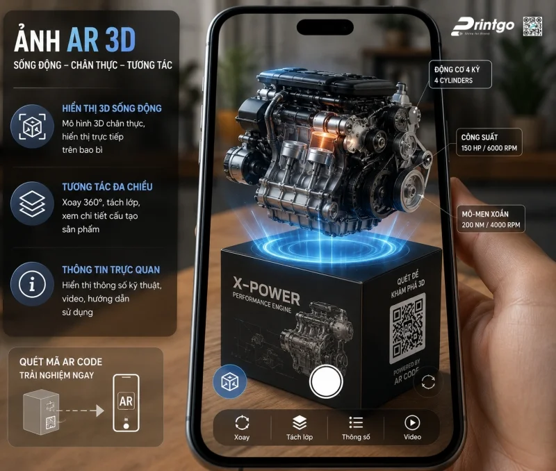 Ảnh AR Là Gì? Sức Mạnh Của Ảnh AR 3D Trong Kỷ Nguyên Tiếp Thị Số