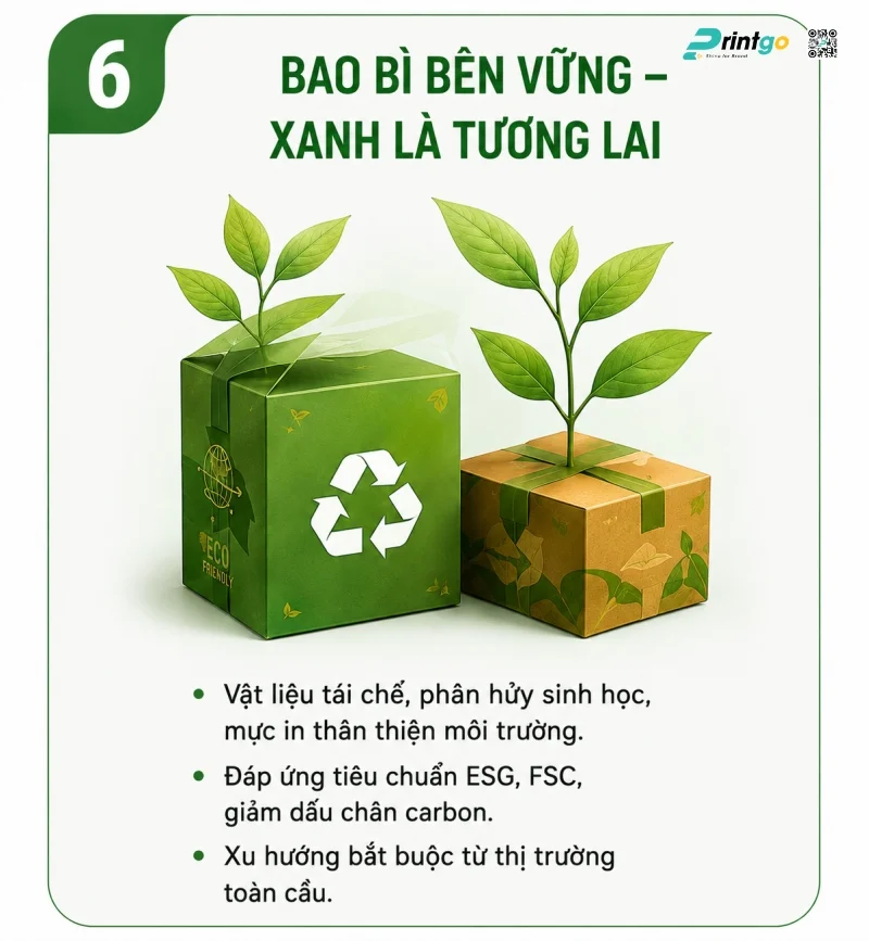Bao bì bền vững – Xanh là tương lai (Green Packaging)