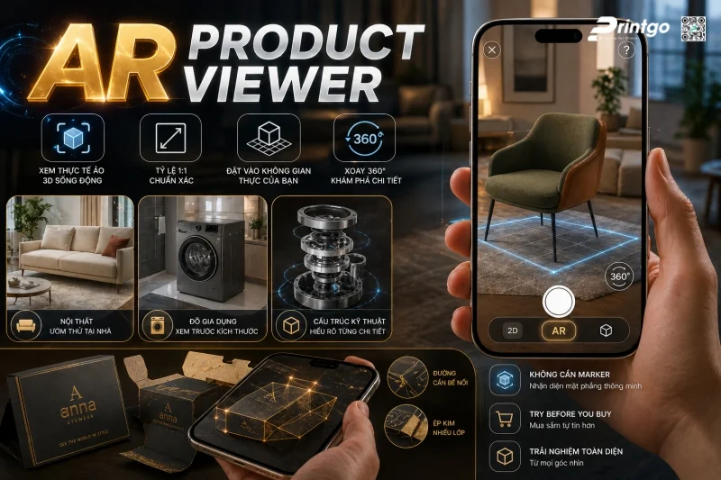 AR Product Viewer (Trải nghiệm không gian sản phẩm 3D)