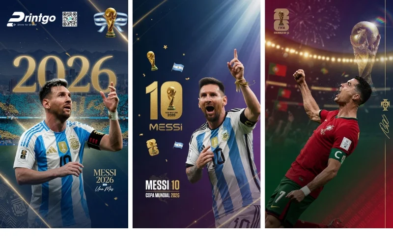 Bộ hình nền World Cup 2026 theo cầu thủ cho điện thoại