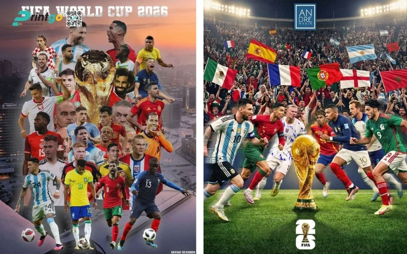 Bộ hình nền World Cup 2026 cho điện thoại (Full HD - 4K)
