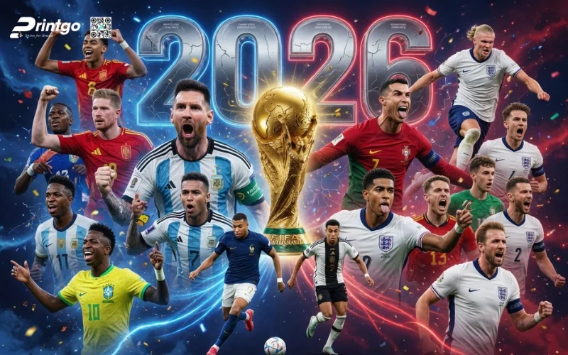 Bộ hình nền World Cup 2026 theo cầu thủ cho máy tính