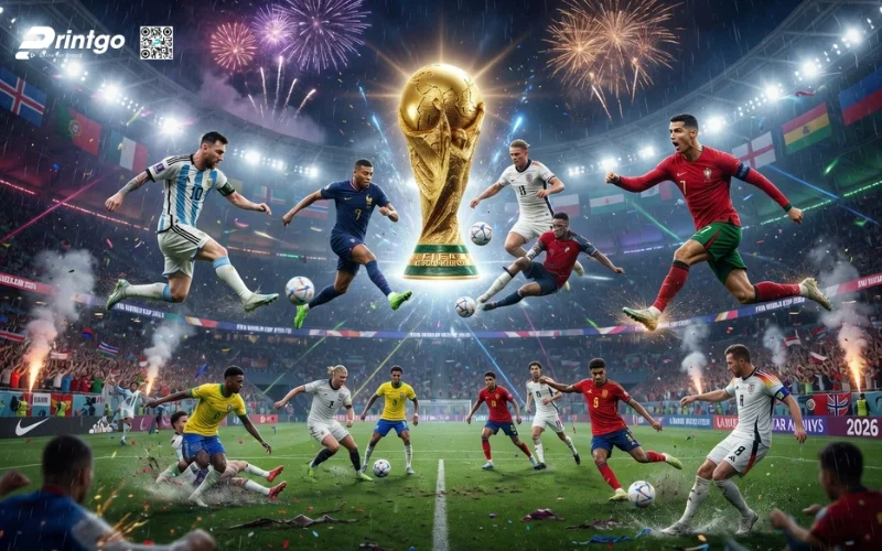 Bộ hình nền World Cup 2026 theo cầu thủ cho máy tính