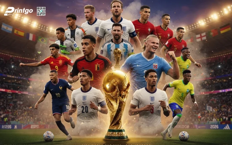 Bộ hình nền World Cup 2026 theo cầu thủ cho máy tính