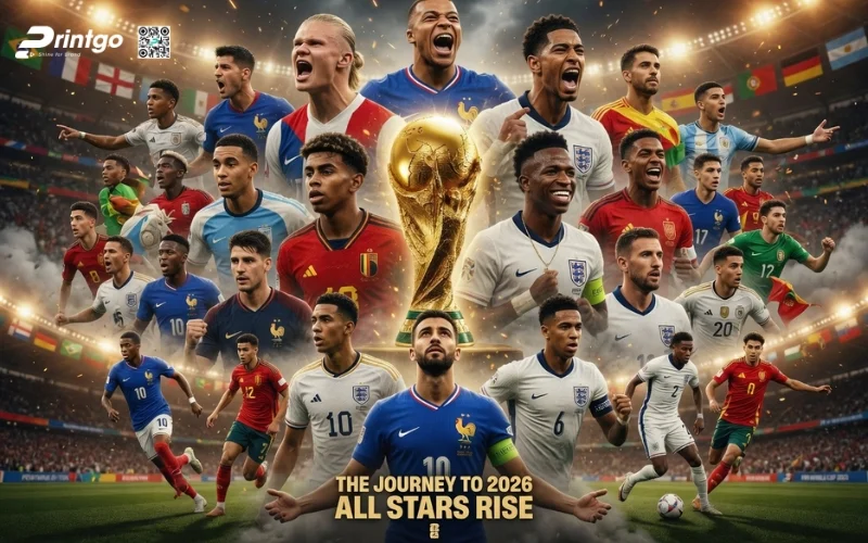 Bộ hình nền World Cup 2026 theo cầu thủ cho máy tính