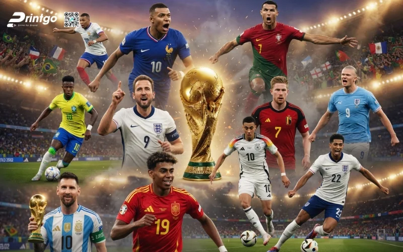 Bộ hình nền World Cup 2026 theo cầu thủ cho máy tính