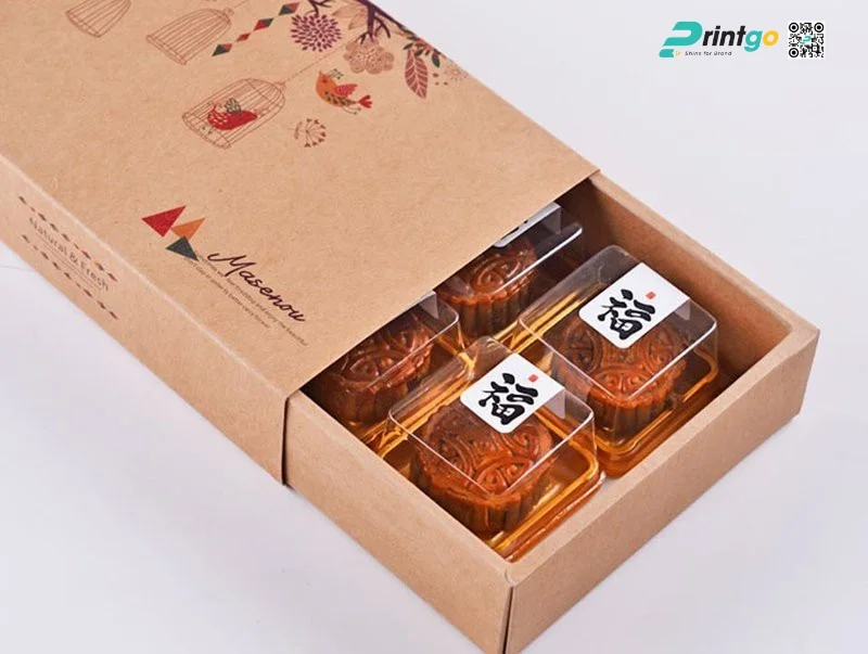 Giấy Kraft hộp bánh trung thu gần gũi
