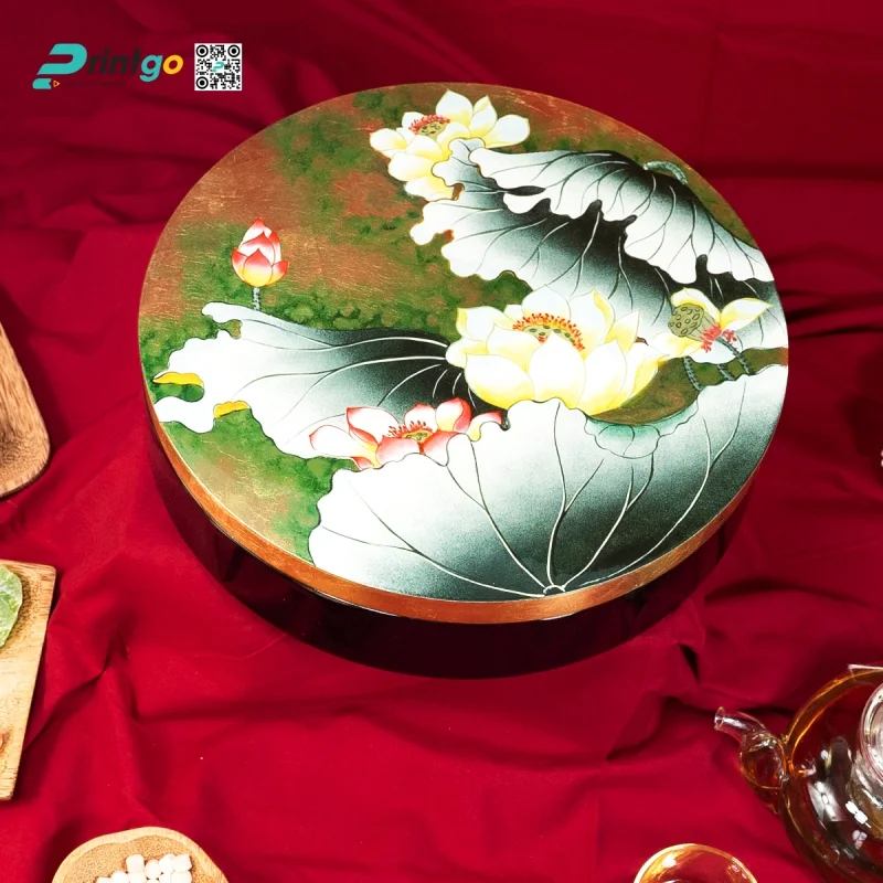 Hộp bánh trung thu sơn mài quà tặng đối tác