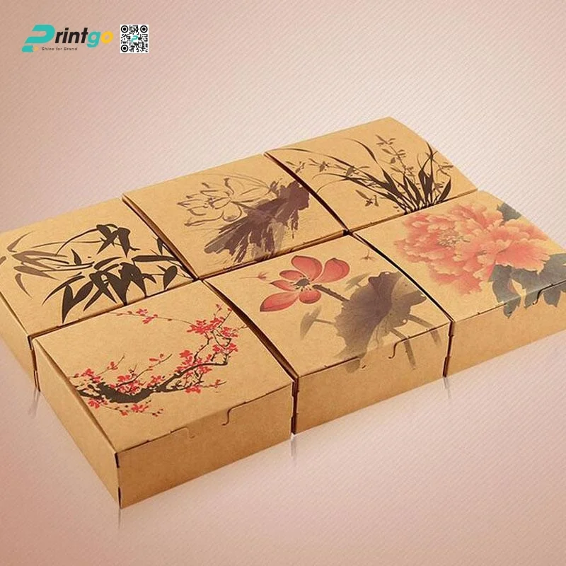 Giấy Kraft hộp bánh trung thu xu hướng xanh