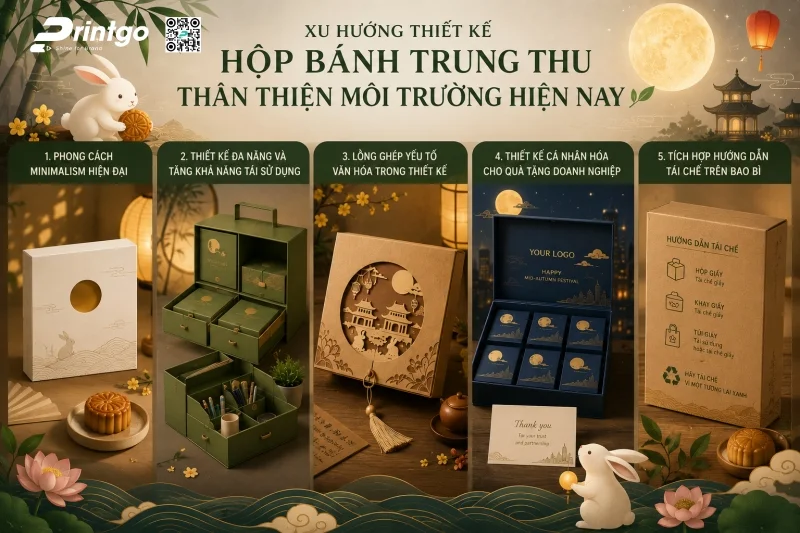 Xu hướng thiết kế hộp bánh trung thu thân thiện môi trường hiện nay Xu hướng thiết kế hộp bánh trung thu thân thiện môi trường hiện nay
